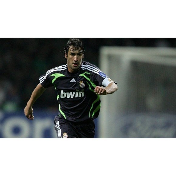 Raul Real Madrid 2007 2008 UEFA Third Soccer Jersey Shirt M SKU# 697225 - Picture 10 of 10